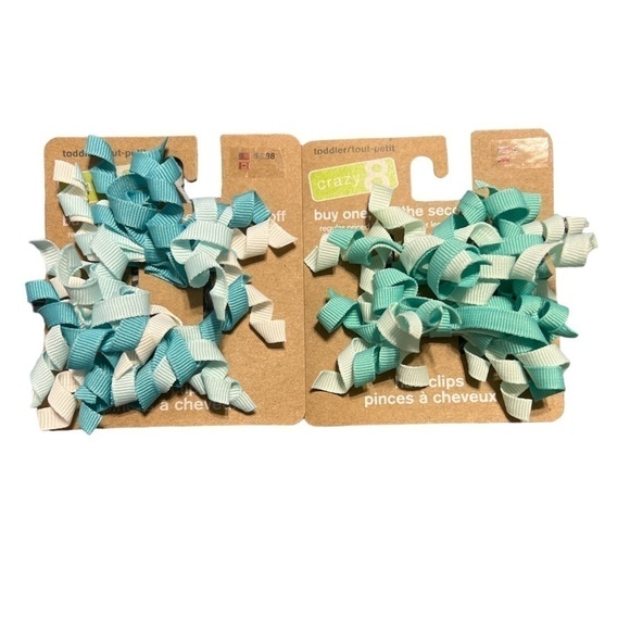 CRAZY-8 Hair bows (4) NWT - Picture 1 of 1